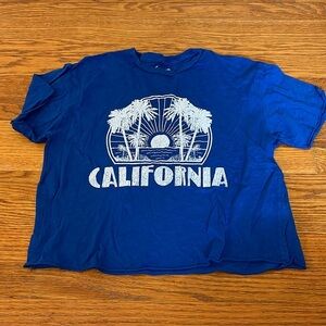 The Retro Brand Girl’s California Blue T-Shirt Size XS